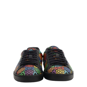 Leather GG Psychedelic Ace Sneakers Multicolour, view 2