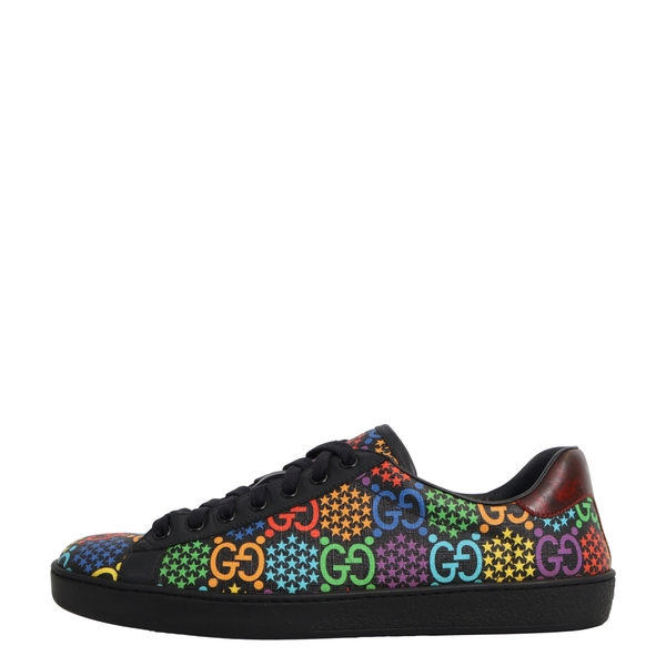Leather GG Psychedelic Ace Sneakers Multicolour
