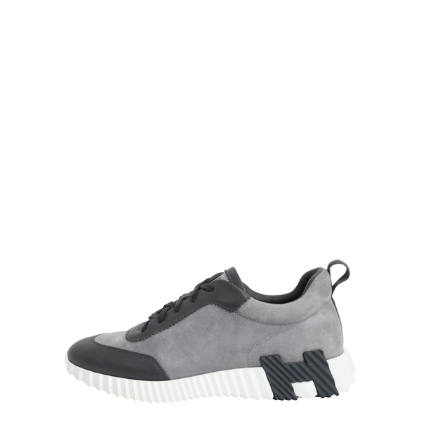 Leather/Suede Bouncing Sneakers Gris