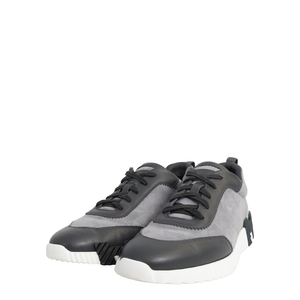 Leather/Suede Bouncing Sneakers Gris