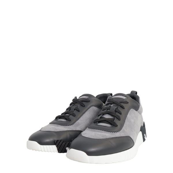 Leather/Suede Bouncing Sneakers Gris