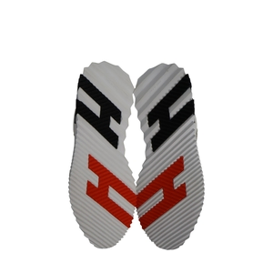 Leather/Mesh Bouncing Sneakers Blanc, view 5