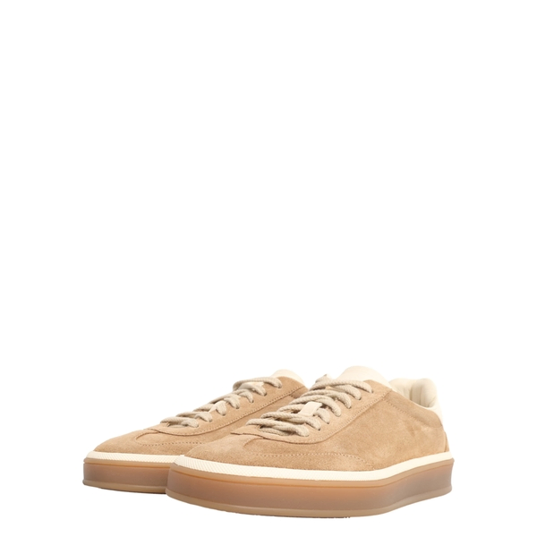 Suede Tennis Walk Sneakers Light Sand Dune