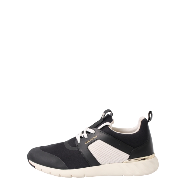 Mixed Material Aftergame Sneakers Black/White
