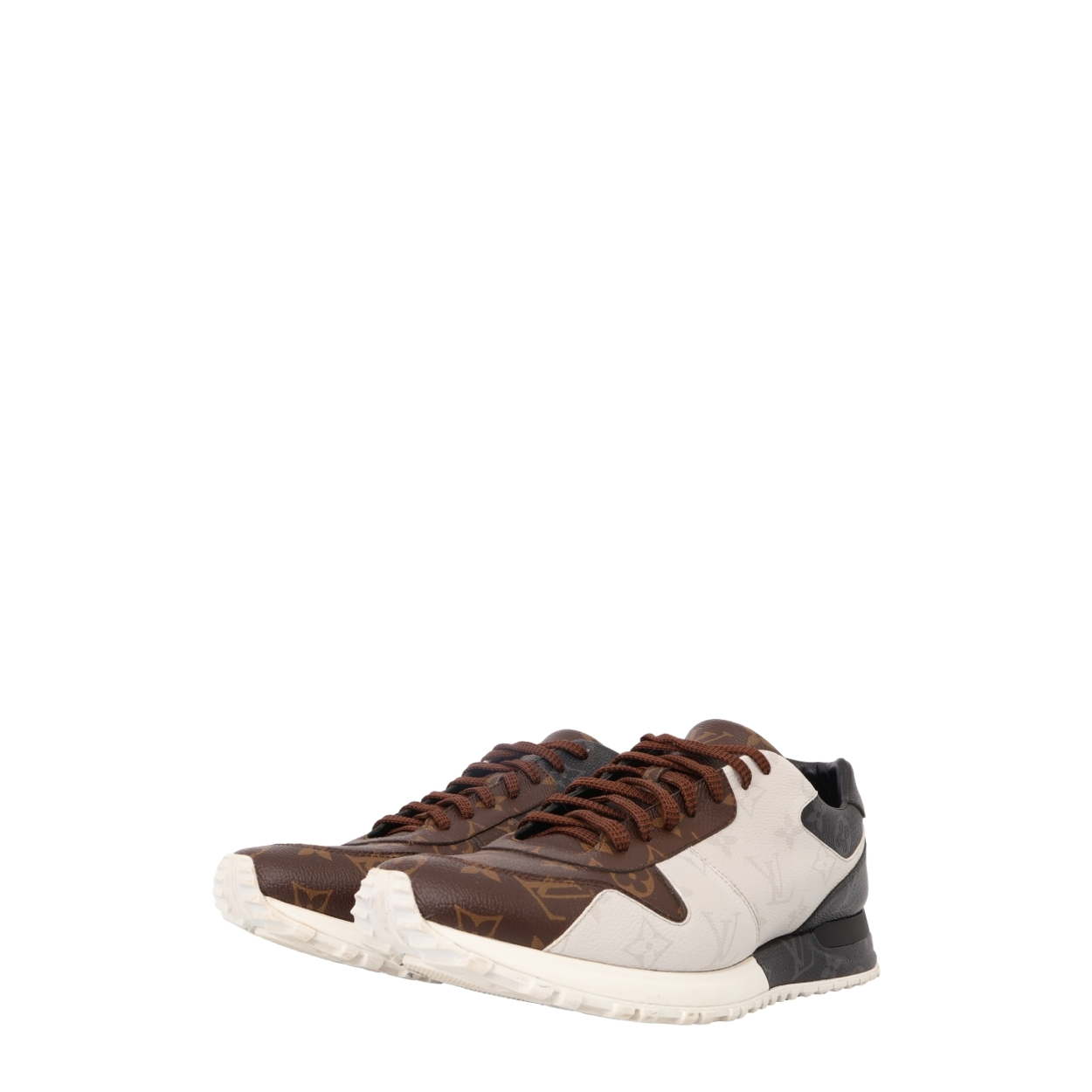 LOUIS VUITTON Mixed Monogram Run Away Sneakers | Luxity