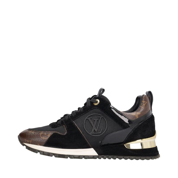Monogram Run Away Sneakers Black