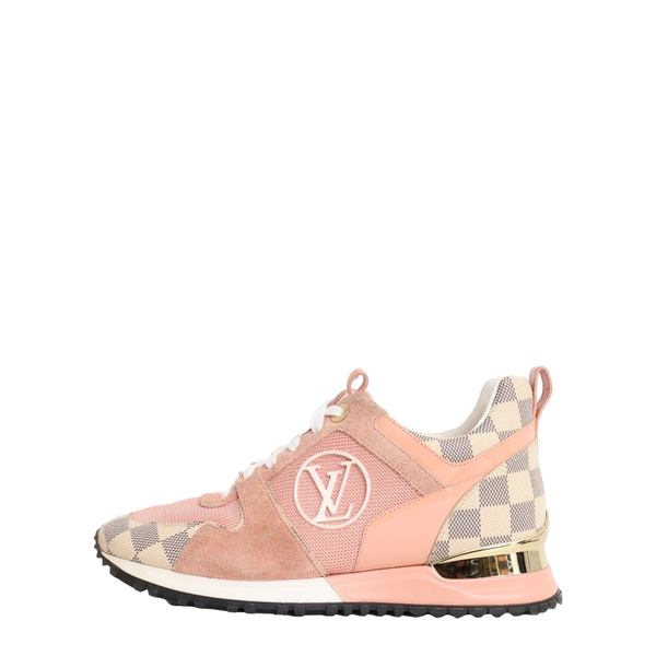 Damier Azur Run Away Sneakers Pink