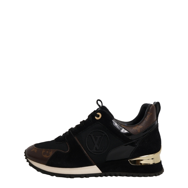 Monogram Run Away Sneakers Black