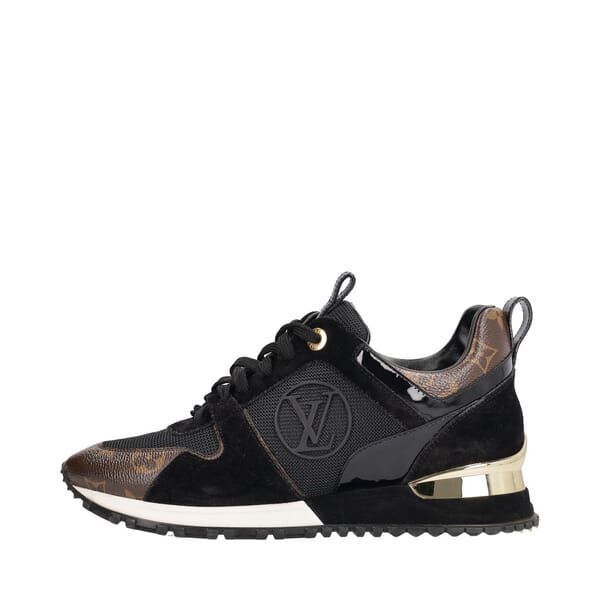 Monogram Run Away Sneakers Black