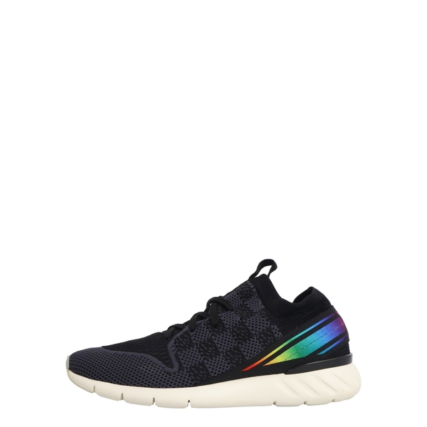 Knit Damier Fastlane Sneakers Navy/Black