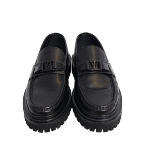 Leather Major Loafers Black, view 3
