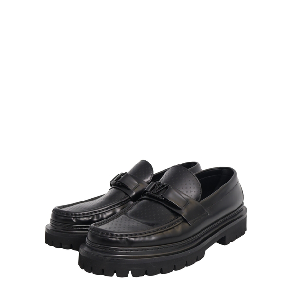 Leather Major Loafers Black