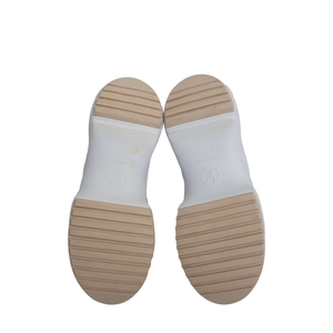 Mixed Material Archlight Sneakers Beige/White, view 5