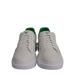 Damier Beverly Hills Sneakers White/Green, view 4