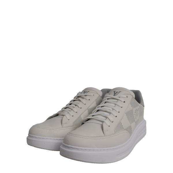 Damier Beverly Hills Sneakers White/Grey