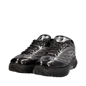 Mixed Material Discovery Sneakers Black/Grey