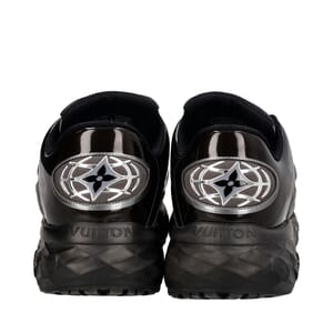 Mixed Material Discovery Sneakers Black/Grey, view 4