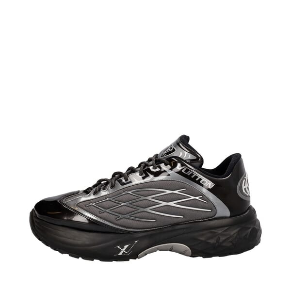 Mixed Material Discovery Sneakers Black/Grey