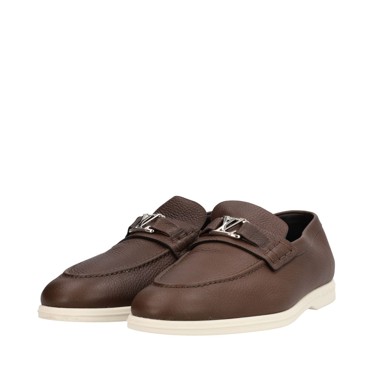 Leather Estate Loafers Brown
