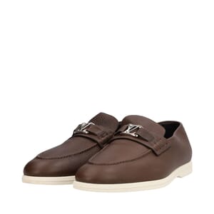 Leather Estate Loafers Brown