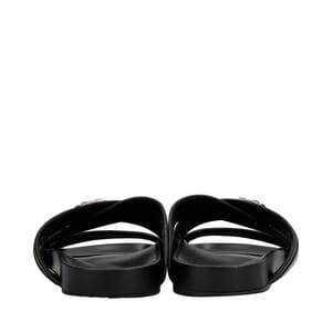 Leather Mirabeau Mules Black, view 4