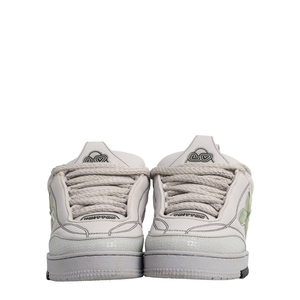 Leather LV Skate Trainers Grey, view 3
