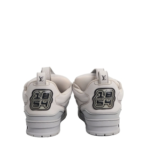 Leather LV Skate Trainers Grey, view 4