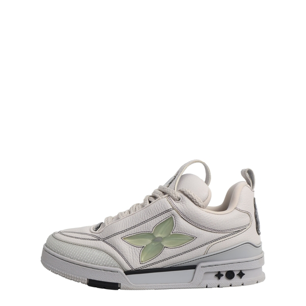 Leather LV Skate Trainers Grey