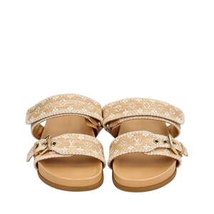 Rafia Bom Dia Comfort Mules Natural, view 3