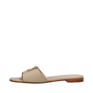 Leather LV Mare Flat Mules Galet, view 2