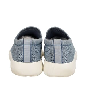 Knit Damier Pacific Slip-On Sneakers Blue, view 4