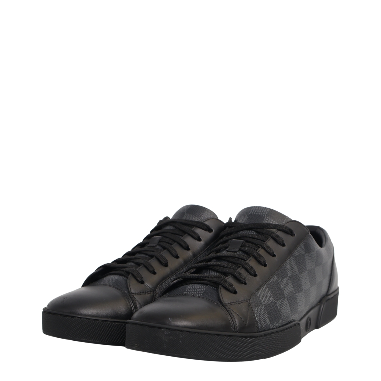 Damier Graphite Match Up Sneakers Black