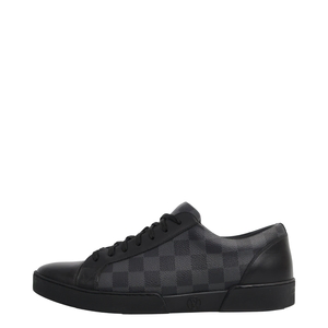 Damier Graphite Match Up Sneakers Black, view 2