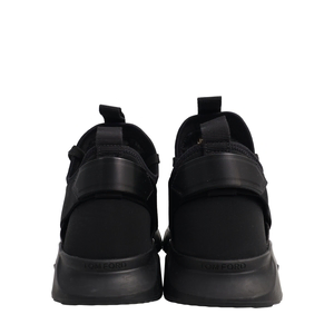 Mesh/Suede Jago Runner Sneakers Black, view 4