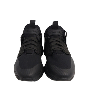 Mesh/Suede Jago Runner Sneakers Black, view 3