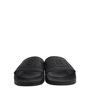 COLLECTION Rubber Slide Sandals Black, view 3