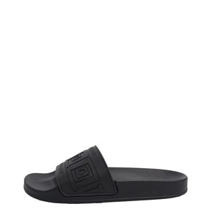 COLLECTION Rubber Slide Sandals Black, view 2