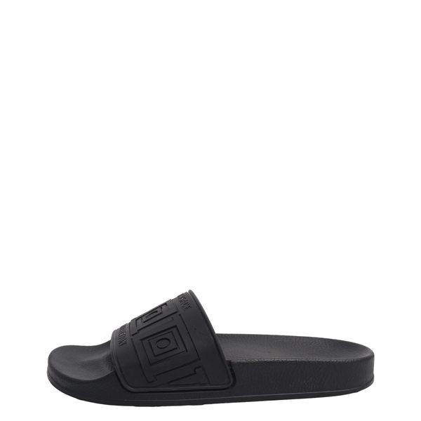 COLLECTION Rubber Slide Sandals Black