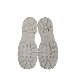 Leather Platform Loafers White, view 5