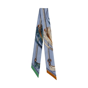 Silk Cavalcades Twilly Blue, view 3