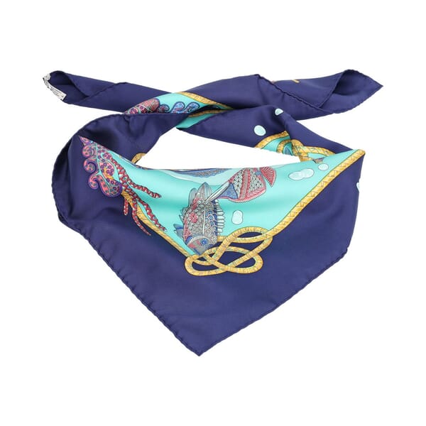 Silk Grands Fonds Scarf Multicolour