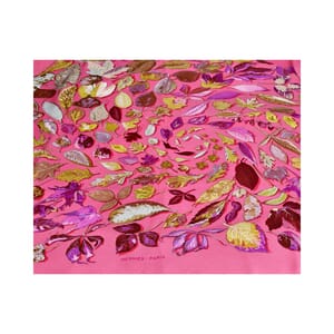 Silk Tourbillons Scarf Pink, view 3