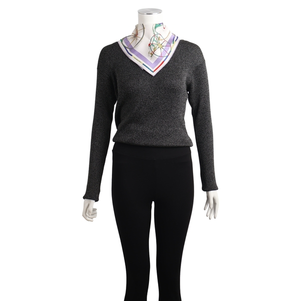 Silk Voitures En Equilibre Scarf Multicolour