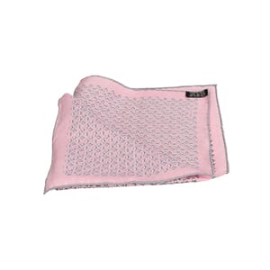 Silk Penguin Pocket Square Pink, view 2