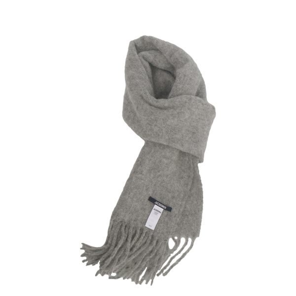 Mohair Blend Le Chouchou Scarf Grey
