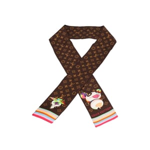 x MURAKAMI Silk Superflat Character Bandeau Brown