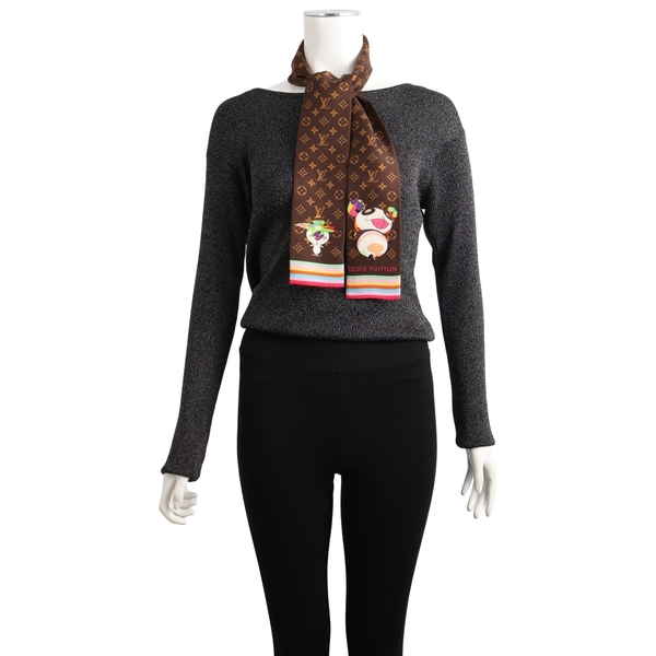x MURAKAMI Silk Superflat Character Bandeau Brown