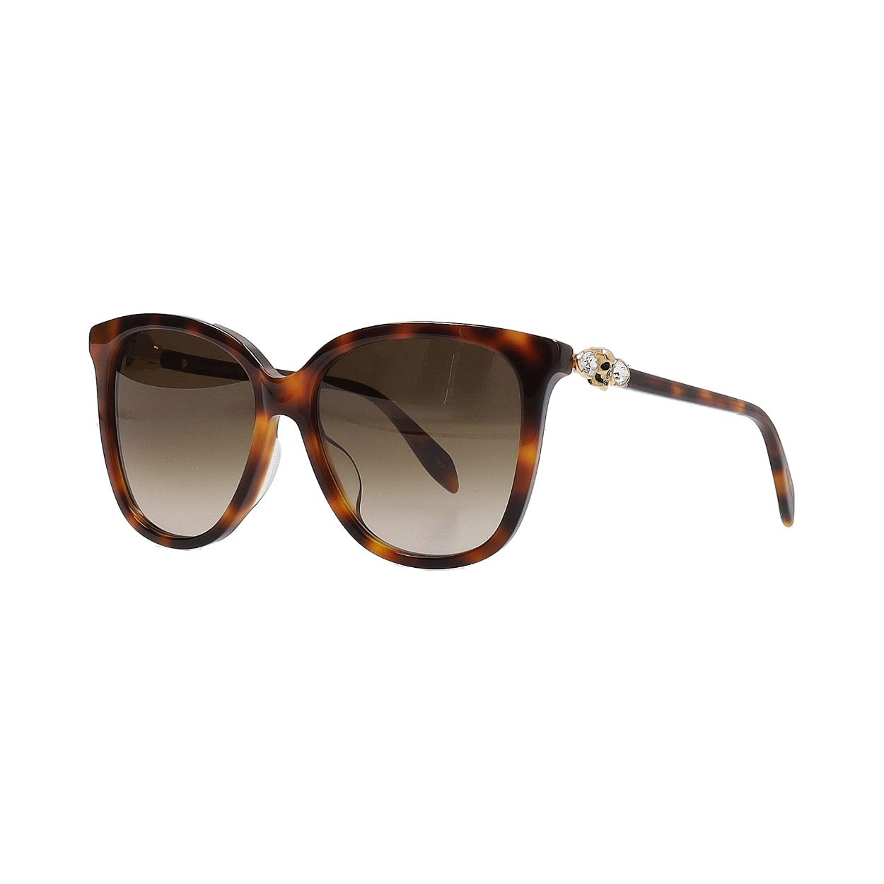 Alexander McQueen Tortoise Shell Skull  Sunglasses Alexander McQueen AMQ4179 05L CC 58 Sunglasses | Shade Station main image 2