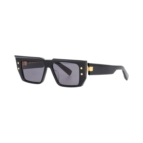 Sunglasses 128A54 Cat Eye Black Black Grey