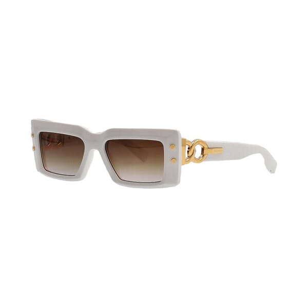 Sunglasses 145E53 Square/Rectangle White Brown